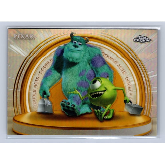 2025 Topps Chrome Disney Double Acts Sulley Mike Wazowski #DA-2