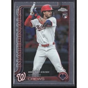 2025 Topps Chrome Dylan Crews #USC190 RC Washington Nationals Baseball Card