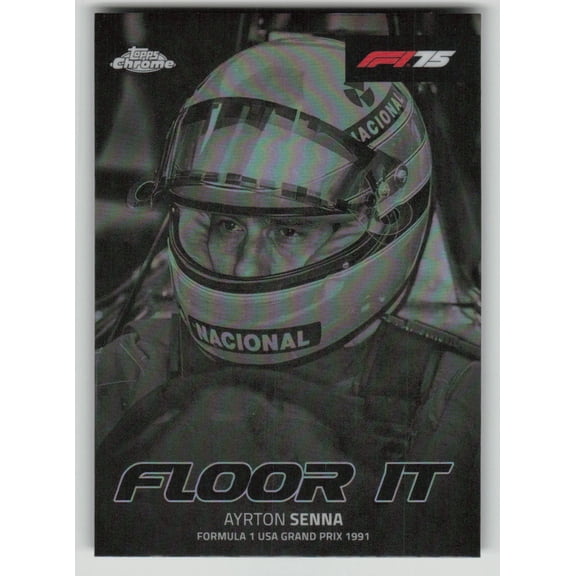 2025 Topps Chrome F1 Floor It Ayrton Senna #FI-10