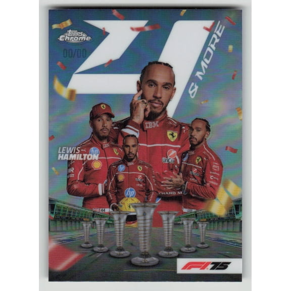 2025 Topps Chrome F1 Lewis Hamilton #4N-2