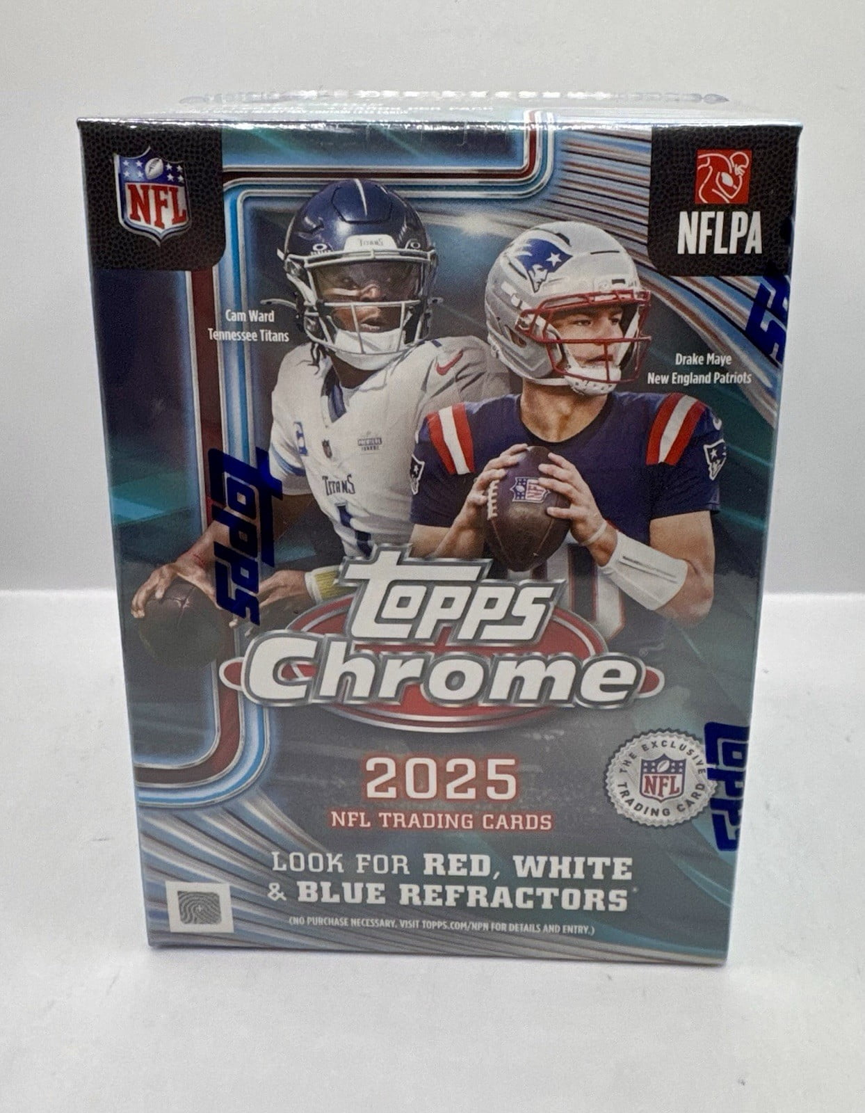 2025 Topps Chrome Football Blaster Box - Factory Sealed