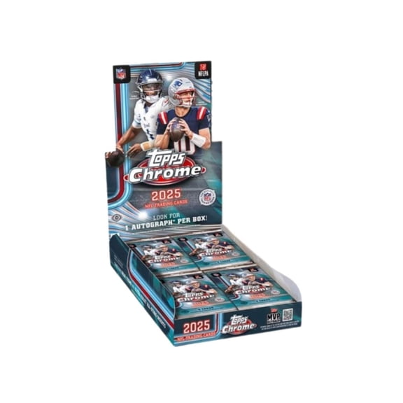 2025 Topps Chrome Football Hobby Box