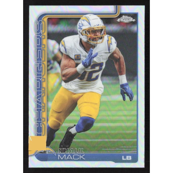 2025 Topps Chrome Football Khalil Mack #160 Refractor