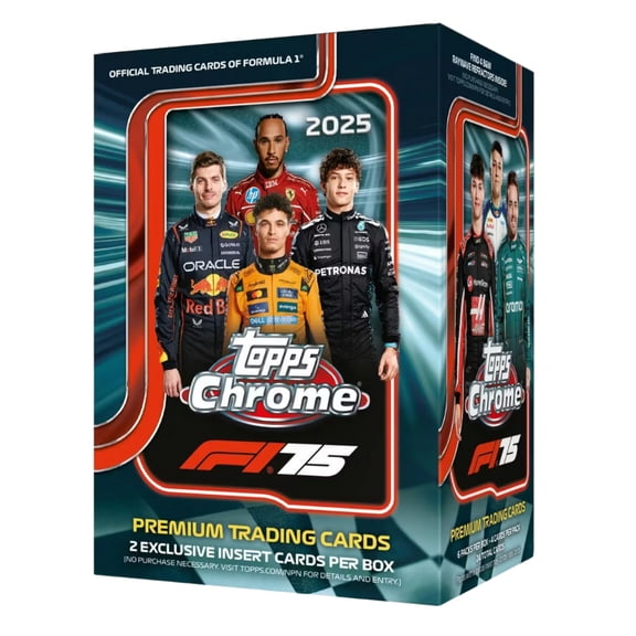 2025 Topps Chrome Formula 1 6-Pack Blaster Box