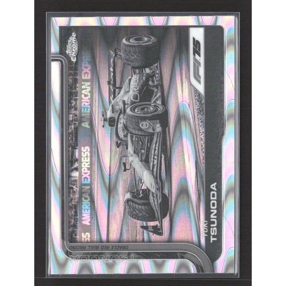2025 Topps Chrome Formula 1 Yuki Tsunoda #74 RayWave