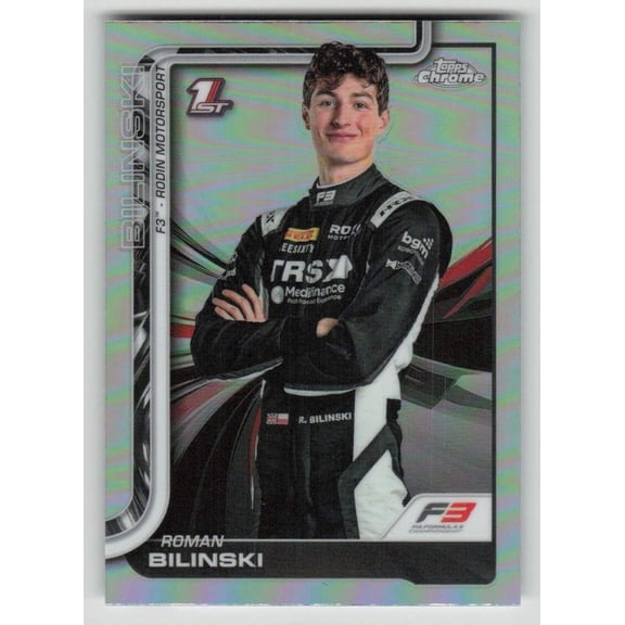 2025 Topps Chrome Formula 3 Roman Bilinski #69 Refractor Rodin Motorsport