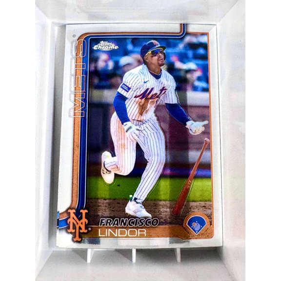 2025 Topps Chrome Francisco Lindor Mets #170 Baseball Card