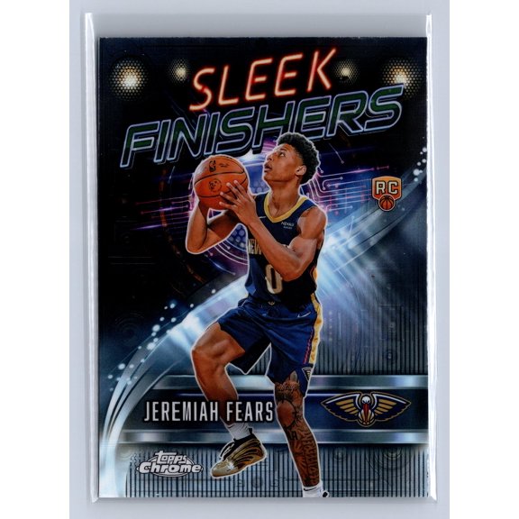 2025 Topps Chrome Jeremiah Fears #SF-27 Sleek Finishers RC