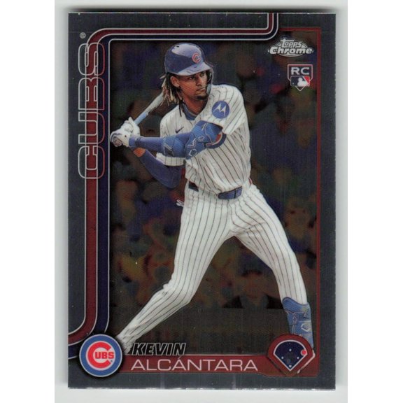 2025 Topps Chrome Kevin Alcntara #173 RC Chicago Cubs Baseball Card