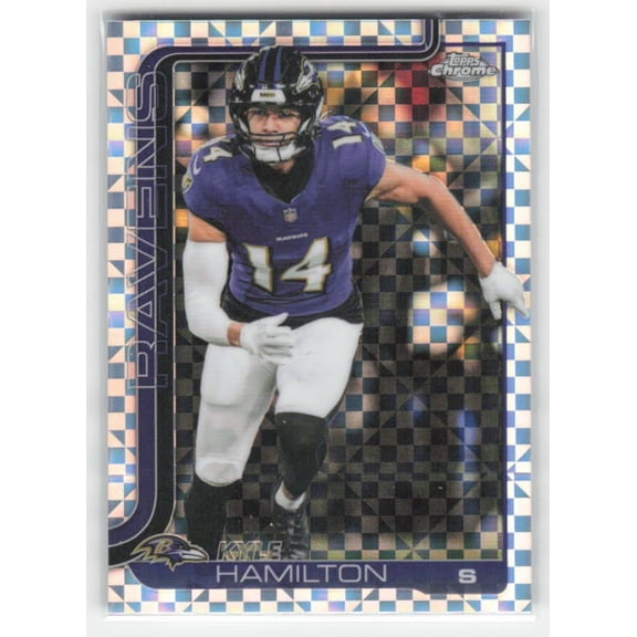 2025 Topps Chrome X-Fractor #29 Kyle Hamilton Near Mint Baseball Card