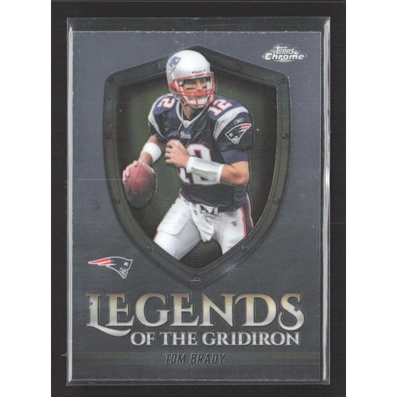 2025 Topps Chrome Legends of the Gridiron LOG-9 Tom Brady Patriots Football Card