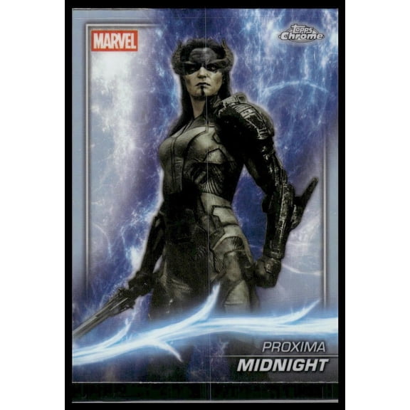 2025 Topps Chrome Marvel Avengers Infinity War Refractor #89 Proxima Midnight Card