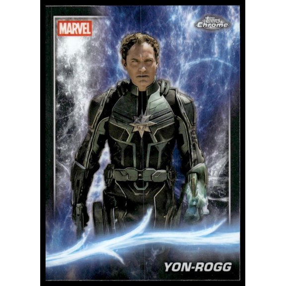 2025 Topps Chrome Marvel Captain Marvel Yon-Rogg #97 Jude Law