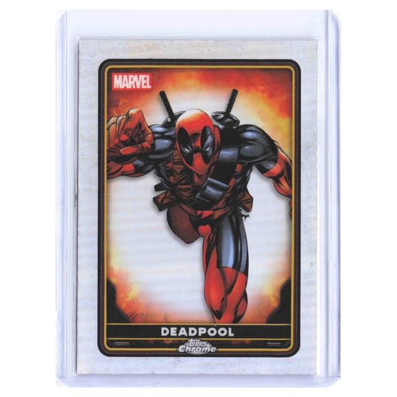 2025 Topps Chrome Marvel Deadpool Holofoil #1 Card