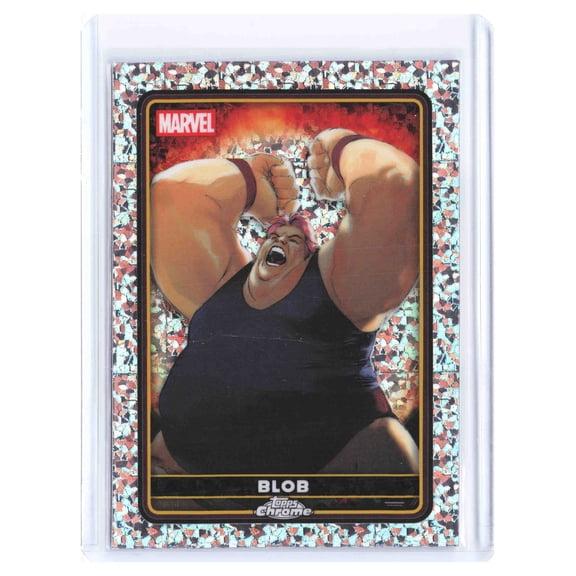 2025 Topps Chrome Marvel Deadpool BLOB #14 Cracked Ice Trading Card