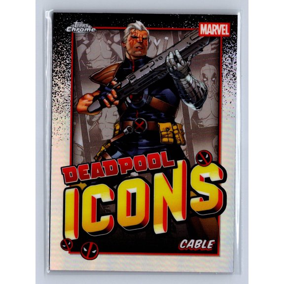 2025 Topps Chrome Marvel Deadpool Cable Icons DI-2