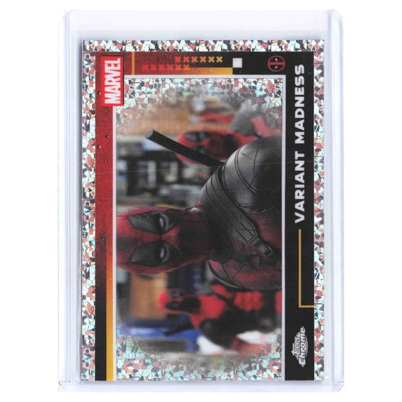 2025 Topps Chrome Marvel Deadpool Cracked Ice #95 Card