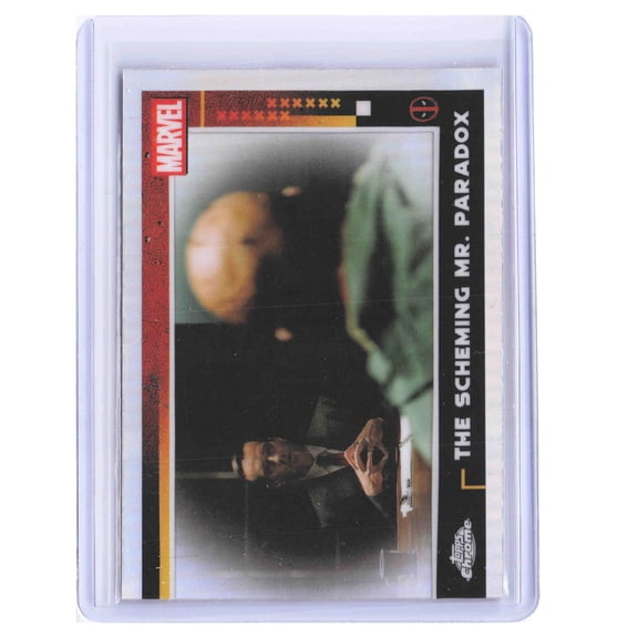 2025 Topps Chrome Marvel Deadpool & Wolverine Refractor #56 Mr. Paradox Card