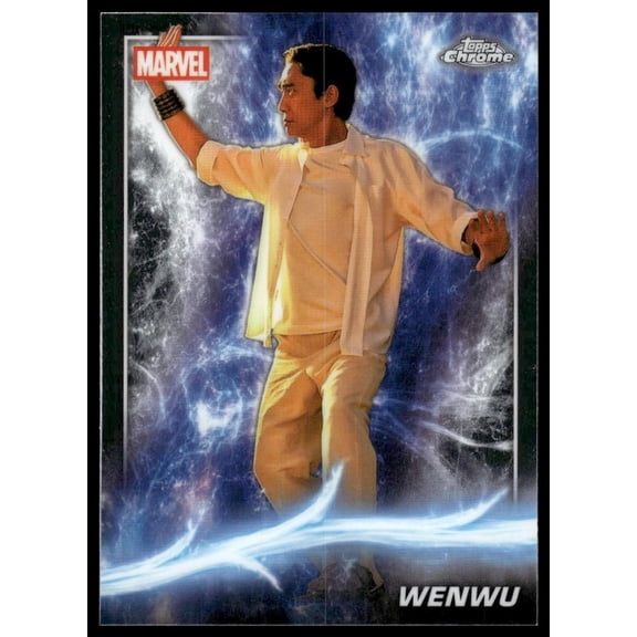 2025 Topps Chrome Marvel Studios Phase Four Tony Leung Wenwu #112 Trading Card
