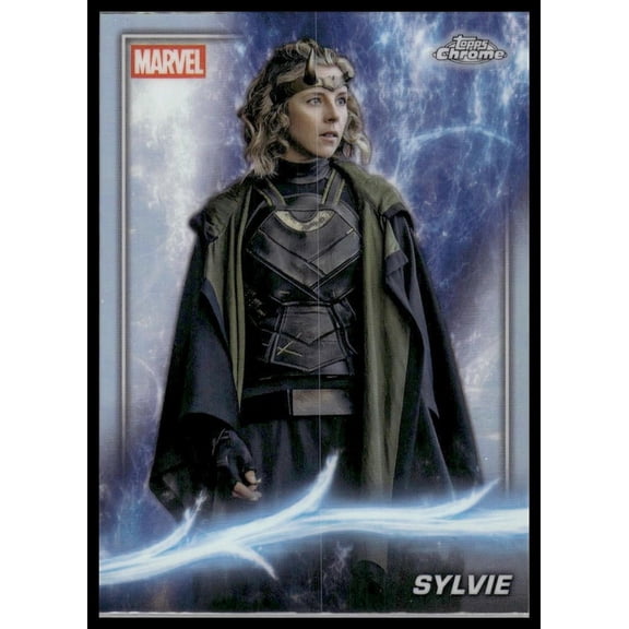 2025 Topps Chrome Marvel Phase Four Refractor Sylvie Sophia Di Martino #104