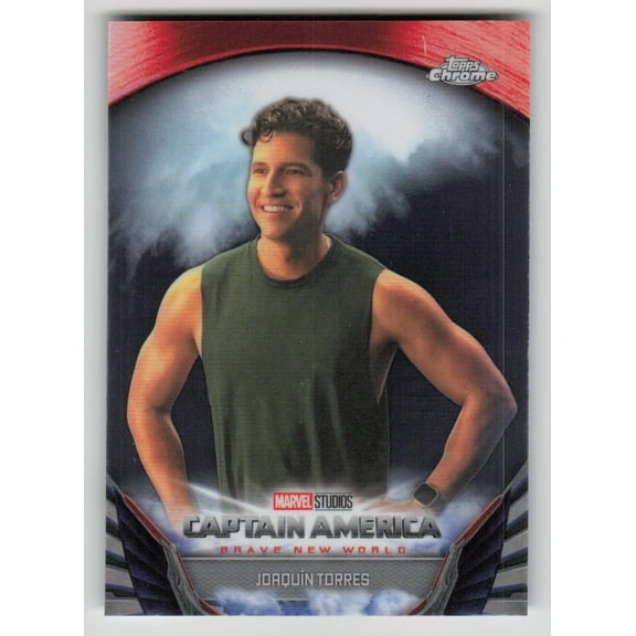 2025 Topps Chrome Marvel Studios Captain America Brave New World BNW-4 Danny Ramirez Joaquin Torres Near Mint Trading Ca