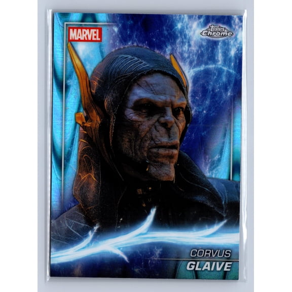 2025 Topps Chrome Marvel Studios Corvus Glaive #90