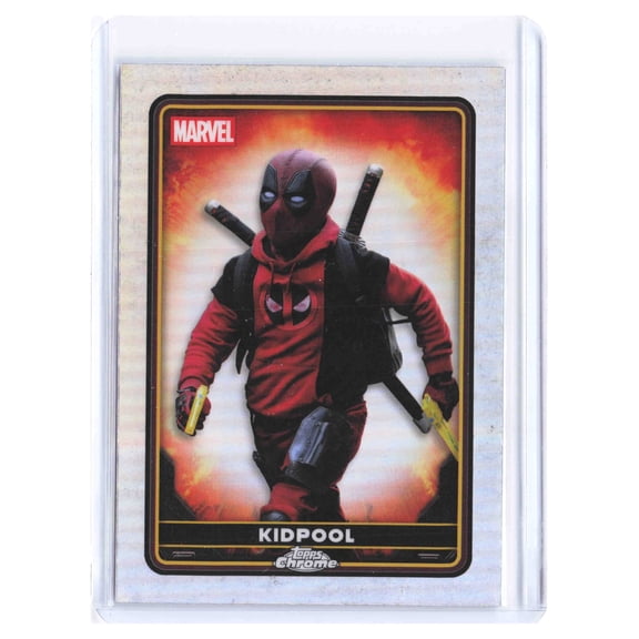 2025 Topps Chrome Marvel Studios Deadpool & Wolverine Kidpool Holofoil Trading Card #38