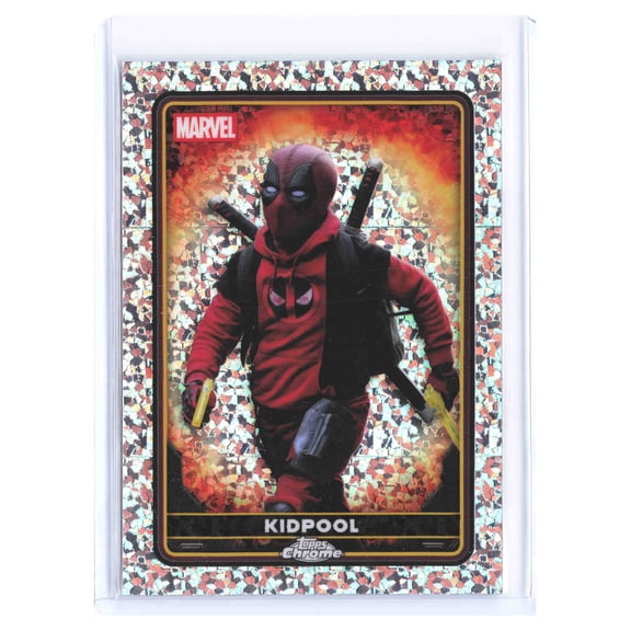 2025 Topps Chrome Marvel Studios Deadpool & Wolverine Kidpool #38 Refractor Trading Card
