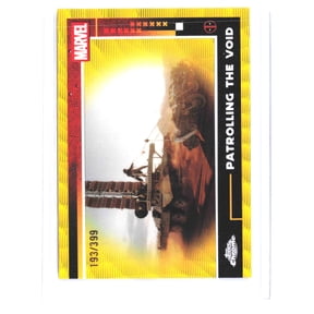 2025 Topps Chrome Marvel Studios Deadpool & Wolverine Patrolling the Void Yellow Trading Card #65 193/399