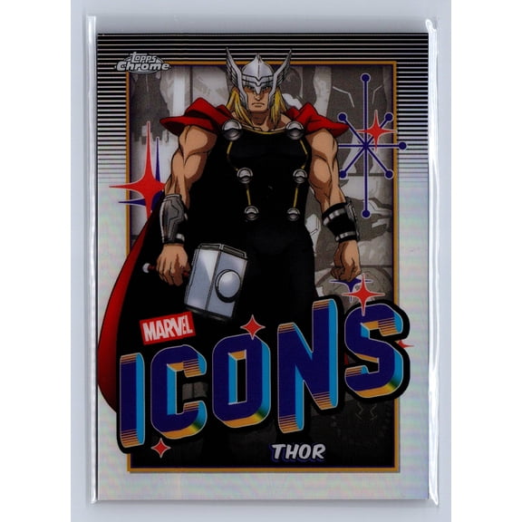 2025 Topps Chrome Marvel Thor Icons MI-3 English Trading Card