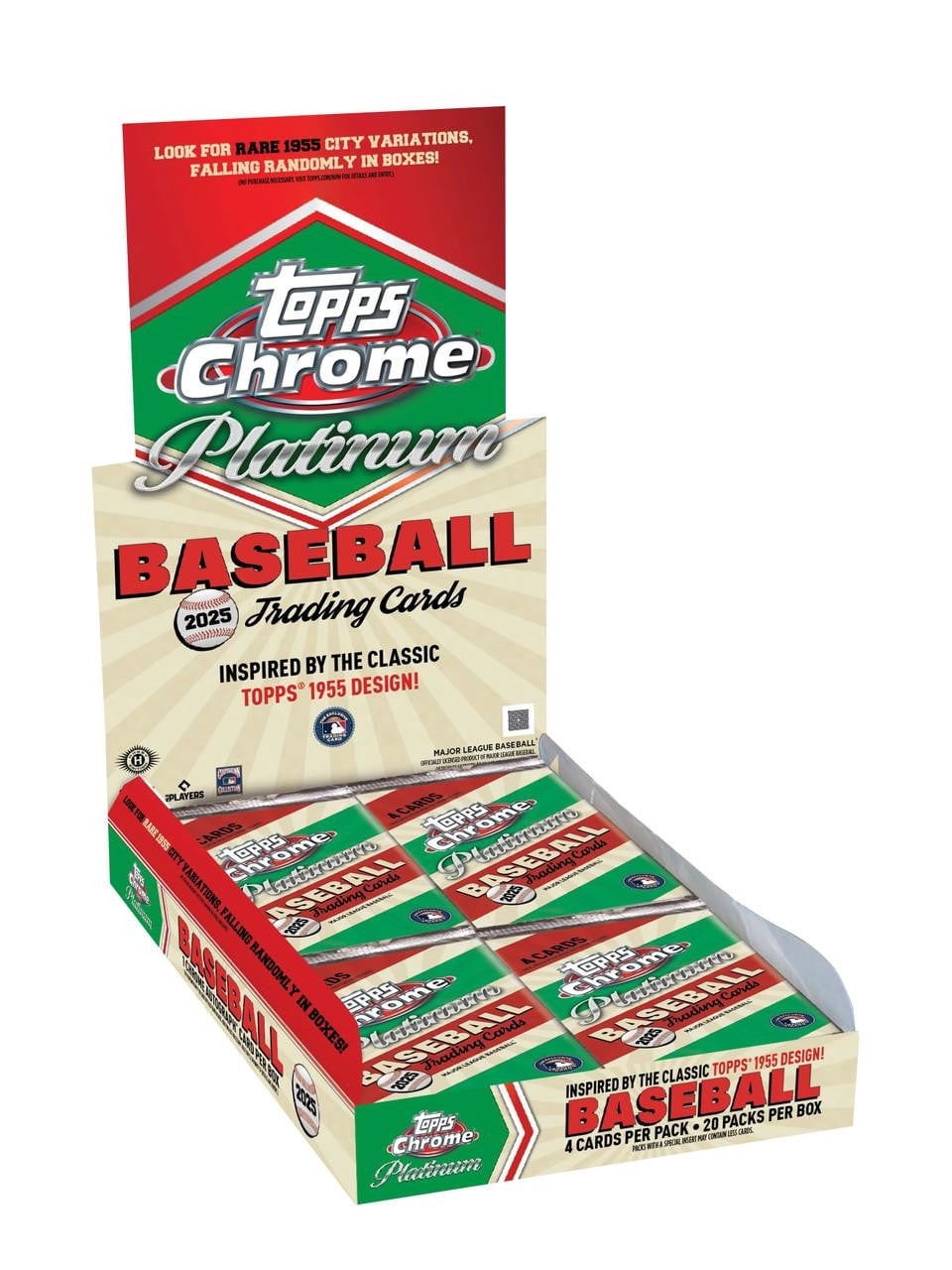 2025 Topps Chrome Platinum Anniversary Baseball Hobby Box Cards