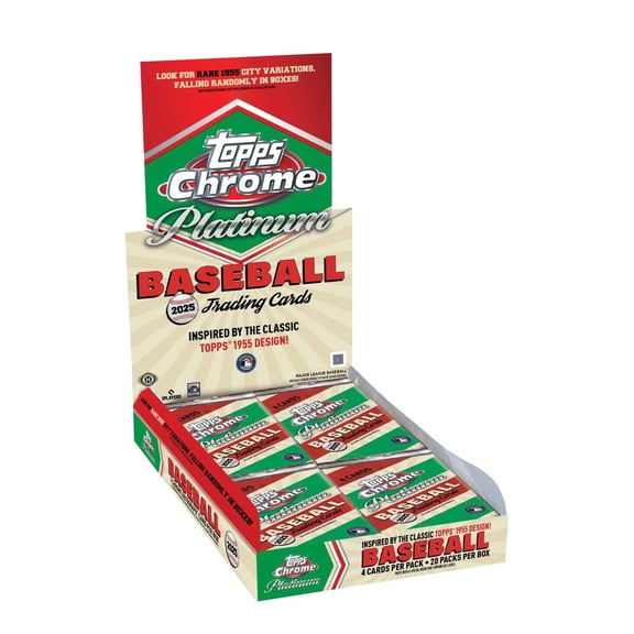 2025 Topps Chrome Platinum Anniversary Baseball Hobby Box Cards