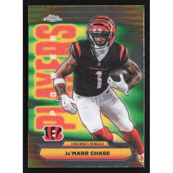 2025 Topps Chrome Power Players Ja'Marr Chase #PP-21
