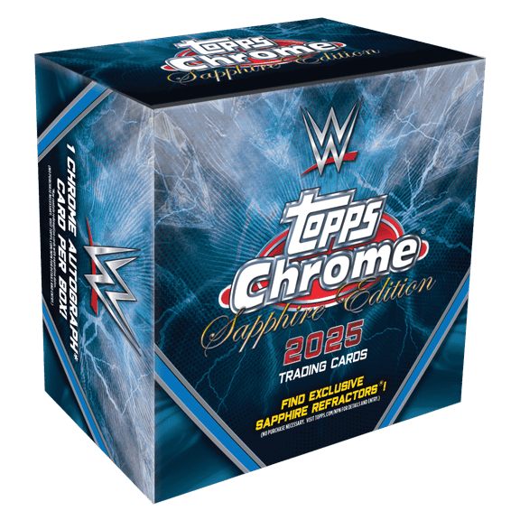 2025 Topps Chrome WWE Sapphire Edition Wrestling Hobby Box
