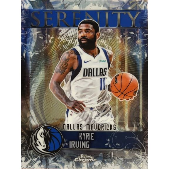 2025 Topps Chrome Serenity Kyrie Irving #SY-6 Dallas Mavericks NBA Basketball Trading Cards