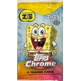 thumbnail image 1 of 2025 Topps Chrome Spongebob Squarepants 25th Anniversary Hobby Pack, 1 of 3