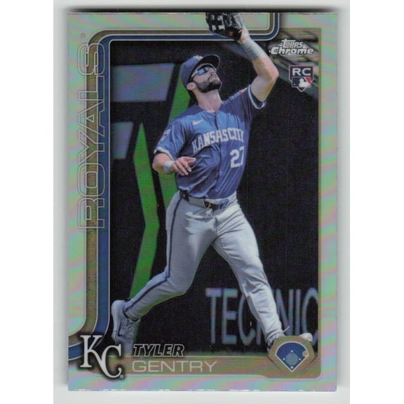 2025 Topps Chrome Tyler Gentry #218 Refractor RC Near Mint or Better Baseball Card