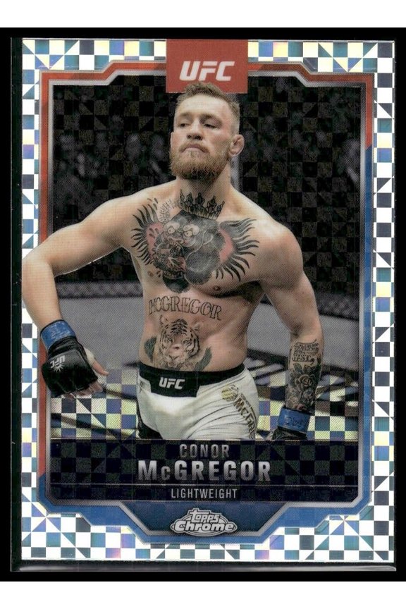 2025 Topps Chrome UFC Conor McGregor #101 X-Fractor MMA Card