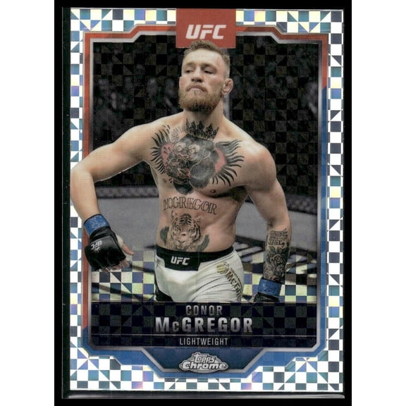 2025 Topps Chrome UFC Conor McGregor #101 X-Fractor MMA Card