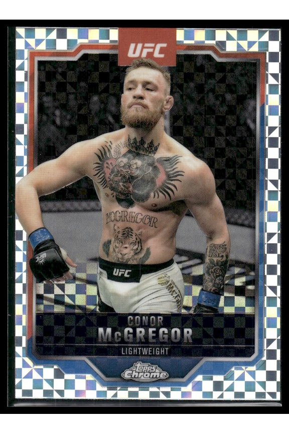 2025 Topps Chrome UFC Conor McGregor #101 X-Fractor