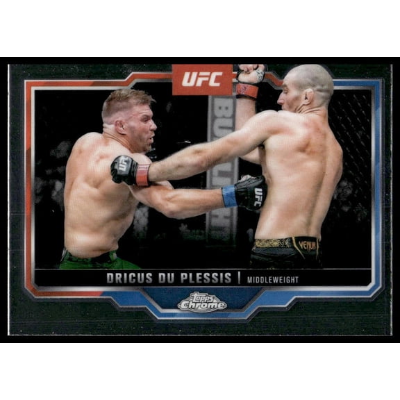 2025 Topps Chrome UFC Dricus Du Plessis #137 MMA Trading Card