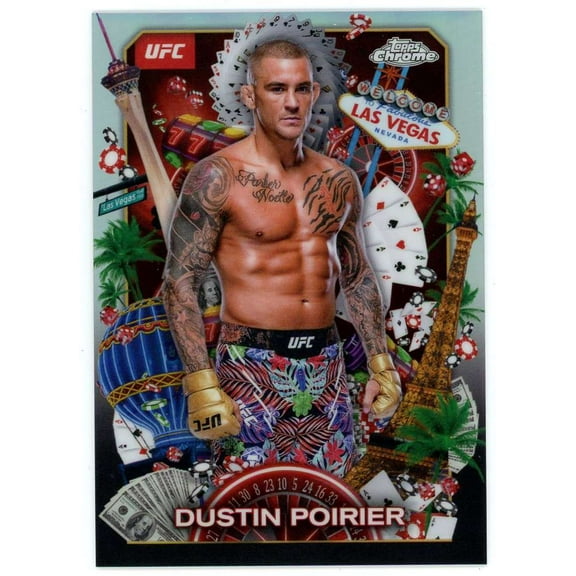 2025 Topps Chrome UFC Dustin Poirier TNS-12