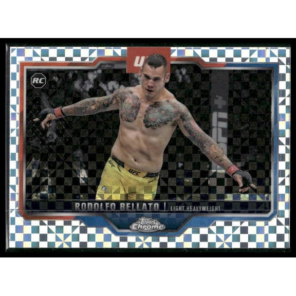 2025 Topps Chrome UFC Rodolfo Bellato #194 X-Fractor