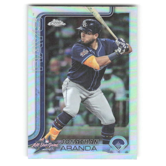 2025 Topps Chrome Update All-Star Game #ASGC-20 Jonathan Aranda Tampa Bay Rays MLB Baseball Trading Card
