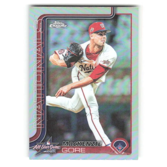 2025 Topps Chrome Update All-Star Game #ASGC-23 MacKenzie Gore Washington Nationals MLB Baseball Trading Card
