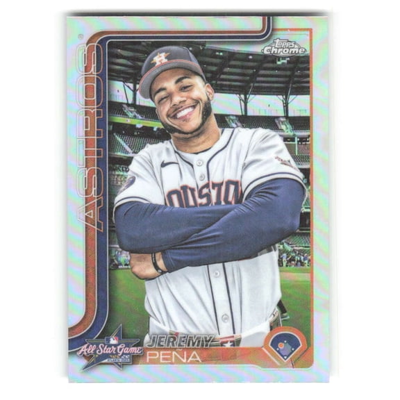 2025 Topps Chrome Update All-Star Game #ASGC-24 Jeremy Pena Houston Astros MLB Baseball Trading Card