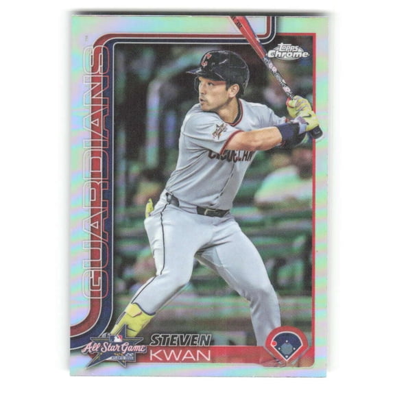 2025 Topps Chrome Update All-Star Game #ASGC-27 Steven Kwan Cleveland Guardians MLB Baseball Trading Card