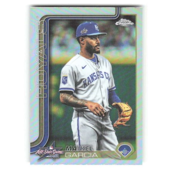 2025 Topps Chrome Update All-Star Game #ASGC-28 Maikel Garcia Kansas City Royals MLB Baseball Trading Card