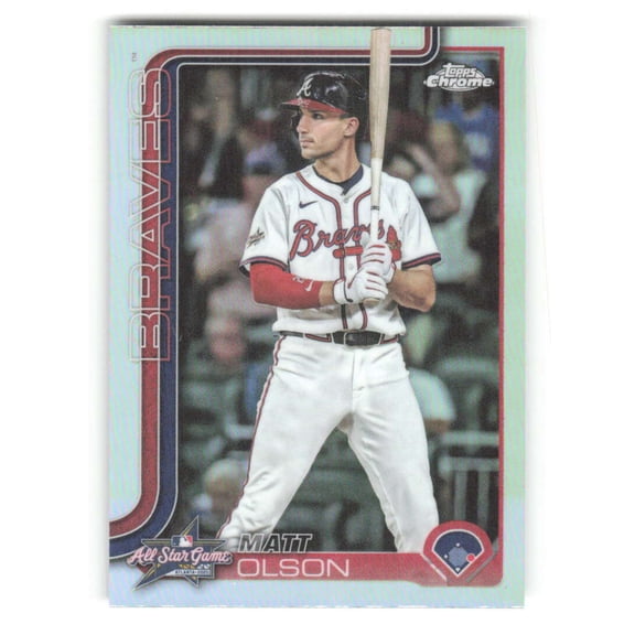 2025 Topps Chrome Update All-Star Game #ASGC-34 Matt Olson Atlanta Braves MLB Baseball Trading Card