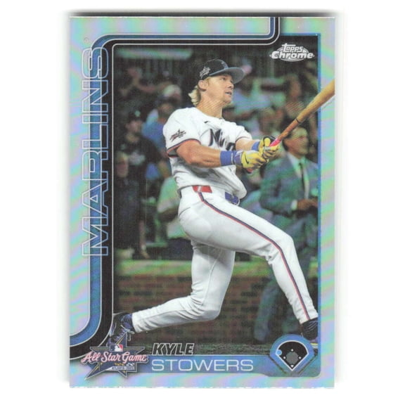 2025 Topps Chrome Update All-Star Game #ASGC-37 Kyle Stowers Miami Marlins MLB Baseball Trading Card